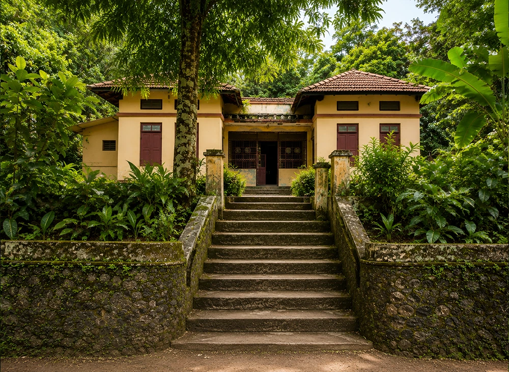 2.5 Acre Land with Old Bungalow in Kottoor, Kaviyoor